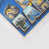 Lake Tahoe California CA Large Letter Postcard Seidenpapier (Ausschnitt)