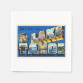 Lake Tahoe California CA Large Letter Postcard Serviette (Vorderseite)