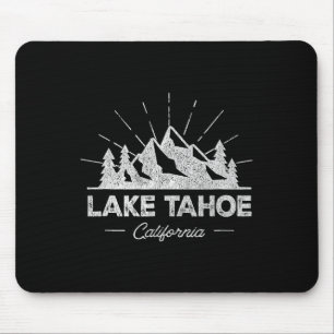 Lake Tahoe California Ca T-Shirt Vintage Wandern R Mousepad