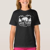 Lake Tahoe - California Grizzly Bear Mountains T-Shirt (Vorderseite)