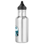 Lake Tahoe California Nevada Angelrute Edelstahlflasche (Rechts)