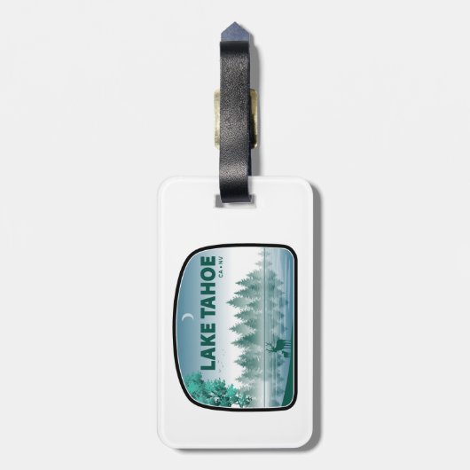 Lake Tahoe California Nevada Deer Gepäckanhänger (Rückseite vertikal)