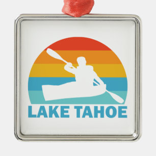 Lake Tahoe California Nevada Kayak Ornament Aus Metall