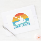 Lake Tahoe California Nevada Kayak Rechteckiger Aufkleber (Umschlag)