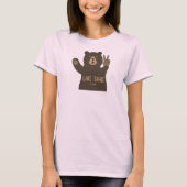 Lake Tahoe California Nevada Peace Bear T-Shirt (Vorderseite)