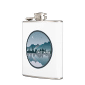 Lake Tahoe California Nevada Reflektion Flachmann (Links)