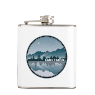 Lake Tahoe California Nevada Reflektion Flachmann