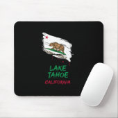 Lake Tahoe California Paint Splatter Flag Vacation Mousepad (Mit Mouse)