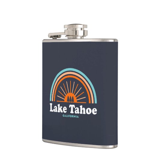 Lake Tahoe California Rainbow Flachmann (Links)