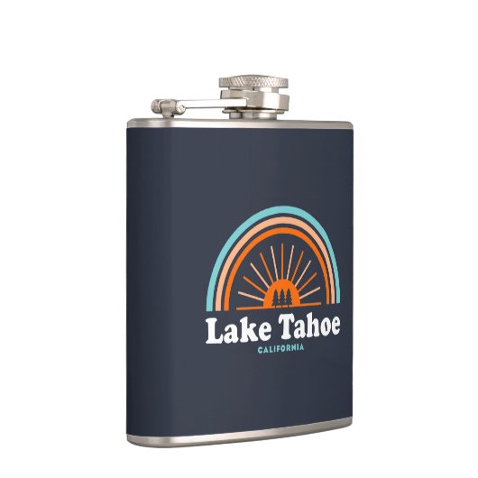 Lake Tahoe California Rainbow Flachmann (Rechts)