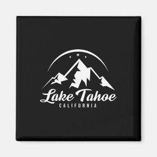 Lake Tahoe California Skigebiet Snowboardi Magnet