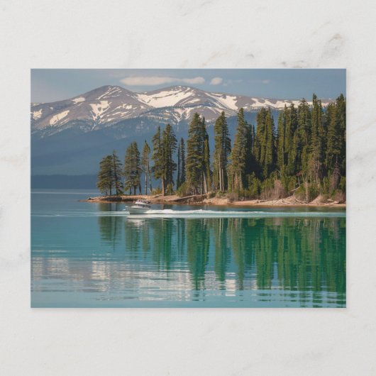 Lake Tahoe California und Nevada Postkarte (Vorderseite)