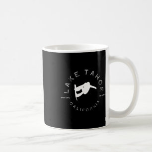 Lake Tahoe California Vintag Graphic Snowboard T Kaffeetasse