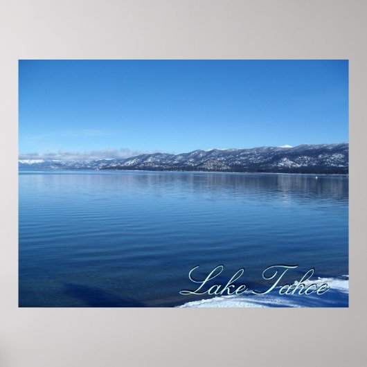 Lake Tahoe California Water Edge landschaftlich Po Poster (Vorne)