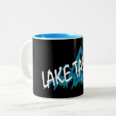 Lake Tahoe California Zweifarbige Tasse (Vorderseite Links)