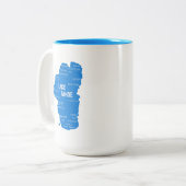 Lake Tahoe Cities Zweifarbige Tasse (Vorderseite Links)