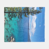Lake Tahoe Clear Waters Fleecedecke (Vorderseite (Horizontal))