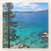 Lake Tahoe Clear Waters Glasuntersetzer (Vorderseite)