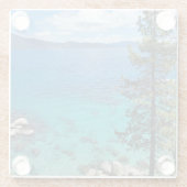 Lake Tahoe Clear Waters Glasuntersetzer (Rückseite)