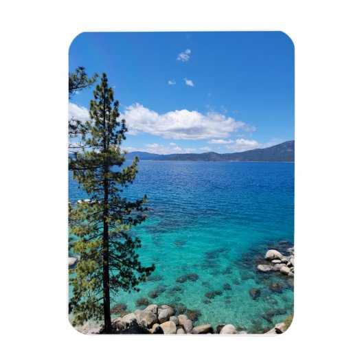 Lake Tahoe Clear Waters Magnet (Vertikal)