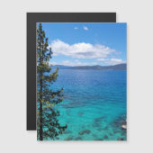Lake Tahoe Clear Waters Magnetkarte (Vorne/Hinten)