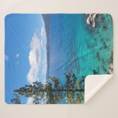 Lake Tahoe Clear Waters Sherpadecke (Vorderseite (Horizontal))