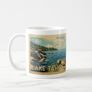 Lake Tahoe Coffee Mug Vintage Travel Kaffeetasse