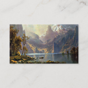 Lake Tahoe, das Nevada-Kunst durch Albert Visitenkarte