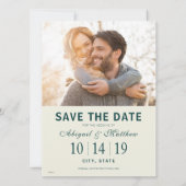 Lake Tahoe | Datum sichern - Foto Save The Date (Rückseite)