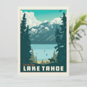 Lake Tahoe | Datum sichern - Foto Save The Date (Stehend Vorderseite)