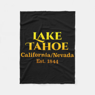 Lake Tahoe Design Brusttasche Logo Hirsch 2-seitig Fleecedecke