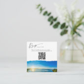 Lake Tahoe Destination UAWG QR Code Card Begleitkarte (Stehend Vorderseite)