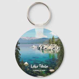 Lake Tahoe Ein Sprinkle des Glücks Kalifornien Schlüsselanhänger