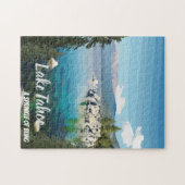 Lake Tahoe Ein Sprung nach Kalifornien & Nevada Puzzle (Horizontal)