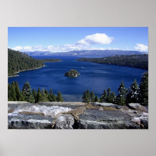 Lake Tahoe Emerald Bay Foto drucken Poster (Vorne)