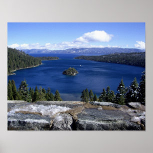 Lake Tahoe Emerald Bay Fotodruck Poster