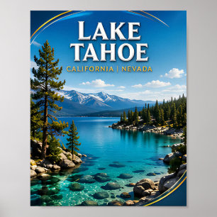 Lake Tahoe Emerald Bay Landschaft Poster