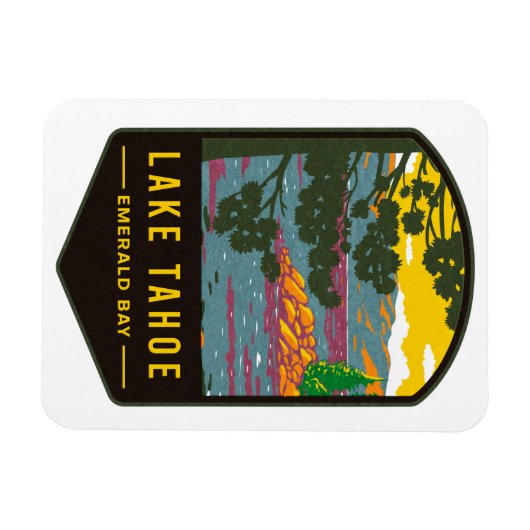 Lake Tahoe Emerald Bay Magnet (Horizontal)