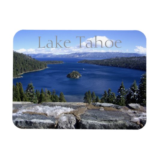 Lake Tahoe Emerald Bay Souvenir Magnet (Horizontal)