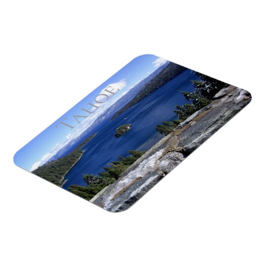 Lake Tahoe - Emerald Bay Staat Park Flexible Magnet (Linke Seite)