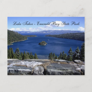 Lake Tahoe - Emerald Bay Staat Park Postkarte