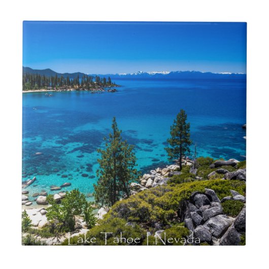 Lake Tahoe Fliese (Vorderseite)