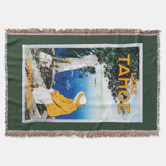 Lake Tahoe förderndes PosterLake Tahoe, CA Decke (Vorderseite)