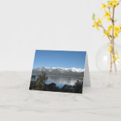 Lake Tahoe Happy Birthday Karte (Gelbe Blume)