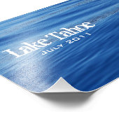 Lake Tahoe Jewel Case Einlegebild Fotodruck (Ecke)