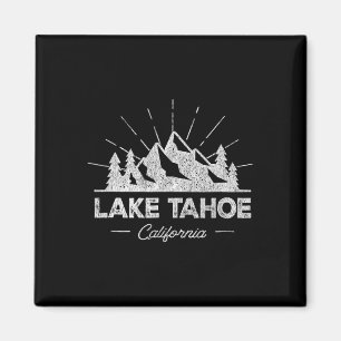Lake Tahoe Kalifornien Ca T Shirt Vintage Wandern Magnet