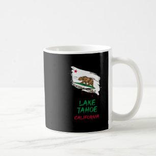 Lake Tahoe Kalifornien Farbklecksflagge Urlaub Kaffeetasse