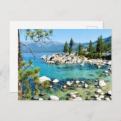 Lake Tahoe, Kalifornien Feiertagspostkarte (Vorne/Hinten)