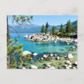 Lake Tahoe, Kalifornien Feiertagspostkarte (Vorderseite)