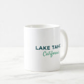 Lake Tahoe, Kalifornien Kaffeetasse (VorderseiteRechts)